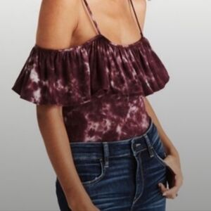 American Eagle Tie Dye Bodysuit Size Medium Nwot